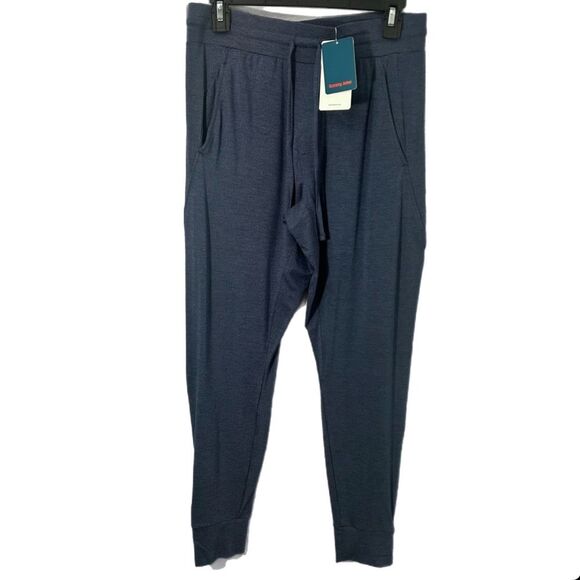 NWT Tommy John Men's Lounge Joggers Soft Breathable Dress Blues Heather Size S - Picture 3 of 16